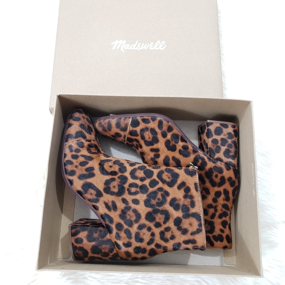 Madewell Leopard Calf Hair Bootie - Picture 4 of 6